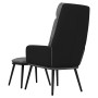 Sillón de relax con taburete tela gris claro y piel sintética de , Sillones - Ref: Foro24-3097506, Precio: 125,27 €, Descuent...