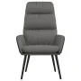 Entspannungssessel mit Hocker aus hellgrauem Stoff und Kunstleder von , Sessel - Ref: Foro24-3097506, Preis: 123,20 €, Rabatt: %