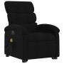 Sillón de masaje eléctrico reclinable elevable tela negro en Sillones | Comprar online en Foru.es