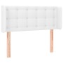 Cabecero con LED cuero sintético blanco 103x16x78/88 cm de , Cabeceros y pies de cama - Ref: Foro24-3123321, Precio: 56,63 €,...