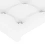 Kopfteil mit LED, weißem Kunstleder, 103 x 16 x 78/88 cm von , Kopf- und Fußteile - Ref: Foro24-3123321, Preis: 58,54 €, Raba...