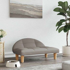 Cama para perros de tela gris taupe 70x52x30 cm en Camas para perros | Comprar online en Foru.es