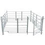 Corral para ovejas de 4 paneles acero galvanizado 183x183x92 cm de vidaXL, Cría de animales - Ref: Foro24-141815, Precio: 388...