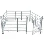 Corral para ovejas de 4 paneles acero galvanizado 183x183x92 cm de vidaXL, Cría de animales - Ref: Foro24-141815, Precio: 381...