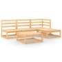 Juego de muebles de jardín 5 piezas madera maciza de pino de , Conjuntos de jardín - Ref: Foro24-3075489, Precio: 262,65 €, D...