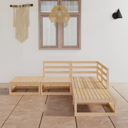 Juego de muebles de jardín 5 piezas madera maciza de pino de , Conjuntos de jardín - Ref: Foro24-3075494, Precio: 262,65 €, D...
