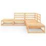 Juego de muebles de jardín 5 piezas madera maciza de pino de , Conjuntos de jardín - Ref: Foro24-3075494, Precio: 262,65 €, D...