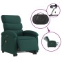 Sillón masaje eléctrico reclinable elevable tela verde oscuro en Sillones | Comprar online en Foru.es