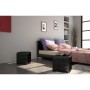 Taburetes cubo negros de vidaXL, Mesitas de noche - Ref: Foro24-60740, Precio: 80,33 €, Descuento: %