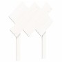 Estructura de cama con cabecero madera maciza blanco de , Camas y somieres - Ref: Foro24-3195252, Precio: 99,52 €, Descuento: %