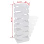 Paragüero soporte para bastones de acero 48,5 cm de vidaXL, Paragüeros - Ref: Foro24-242468, Precio: 35,85 €, Descuento: %