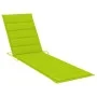 Lounger with solid teak wood table and cushion by , Loungers - Ref: Foro24-3063032, Price: 311,94 €, Discount: %