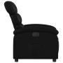 Sillón reclinable eléctrico de cuero sintético negro en Sillones | Comprar online en Foru.es