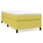 Estructura de cama box spring tela verde 90x200 cm de , Camas y somieres - Ref: Foro24-3120837, Precio: 76,90 €, Descuento: %