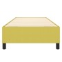 Estructura de cama box spring tela verde 90x200 cm de , Camas y somieres - Ref: Foro24-3120837, Precio: 76,90 €, Descuento: %