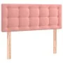 Box spring bed with mattress and LED pink velvet 120x200 cm by , Beds and slatted bases - Ref: Foro24-3134638, Price: 374,93 ...