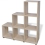 Estantería librería en forma de escalera 107 cm blanca de vidaXL, Librerías y estanterías - Ref: Foro24-242553, Precio: 96,03...
