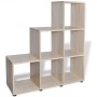 Estantería librería en forma de escalera 107 cm blanca de vidaXL, Librerías y estanterías - Ref: Foro24-242553, Precio: 96,03...