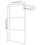 ESG Glasduschwand transparent schwarz 115x195 cm von , Duschwände und Duschwände - Ref: Foro24-152148, Preis: 185,14 €, Rabat...