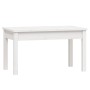 Banco de jardín madera maciza pino blanco 80x44x45 cm de , Bancos de jardín - Ref: Foro24-823998, Precio: 58,79 €, Descuento: %