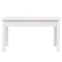 Banco de jardín madera maciza pino blanco 80x44x45 cm de , Bancos de jardín - Ref: Foro24-823998, Precio: 58,79 €, Descuento: %