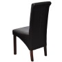 Sillas de comedor 2 unidades cuero sintético marrón de , Sillas de comedor - Ref: Foro24-60622, Precio: 193,61 €, Descuento: %
