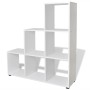 Estantería librería en forma de escalera 107 cm blanca de vidaXL, Librerías y estanterías - Ref: Foro24-242552, Precio: 90,11...