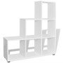 Estantería librería en forma de escalera 107 cm blanca de vidaXL, Librerías y estanterías - Ref: Foro24-242552, Precio: 90,11...