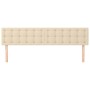 Cabeceros 2 unidades de tela color crema 100x5x78/88 cm de , Cabeceros y pies de cama - Ref: Foro24-346521, Precio: 59,07 €, ...