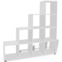 Estantería librería en forma de escalera 142 cm blanca de vidaXL, Librerías y estanterías - Ref: Foro24-242550, Precio: 139,7...