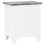 Mesitas de noche con cajones 2 unidades gris y blanco de vidaXL, Mesitas de noche - Ref: Foro24-242041, Precio: 72,03 €, Desc...