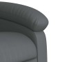 Sillón de masaje reclinable eléctrico cuero sintético gris en Sillones | Comprar online en Foru.es