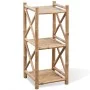 Estantería de Bambú Cuadrada de 3 Niveles de vidaXL, Librerías y estanterías - Ref: Foro24-242491, Precio: 70,62 €, Descuento: %