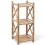 Estantería de Bambú Cuadrada de 3 Niveles de vidaXL, Librerías y estanterías - Ref: Foro24-242491, Precio: 66,09 €, Descuento: %