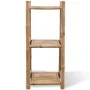 Estantería de Bambú Cuadrada de 3 Niveles de vidaXL, Librerías y estanterías - Ref: Foro24-242491, Precio: 70,62 €, Descuento: %