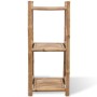 Estantería de Bambú Cuadrada de 3 Niveles de vidaXL, Librerías y estanterías - Ref: Foro24-242491, Precio: 66,09 €, Descuento: %