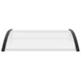 Marquesina para puerta PC 120x100 cm de vidaXL, Toldos - Ref: Foro24-141758, Precio: 56,54 €, Descuento: %