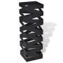 Paragüero cuadrado soporte para bastones de acero negro 48,5 cm de vidaXL, Paragüeros - Ref: Foro24-242469, Precio: 32,39 €, ...