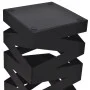 Paragüero cuadrado soporte para bastones de acero negro 48,5 cm de vidaXL, Paragüeros - Ref: Foro24-242469, Precio: 32,39 €, ...