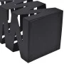 Paragüero cuadrado soporte para bastones de acero negro 48,5 cm de vidaXL, Paragüeros - Ref: Foro24-242469, Precio: 32,39 €, ...