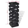 Paragüero cuadrado soporte para bastones de acero negro 48,5 cm de vidaXL, Paragüeros - Ref: Foro24-242469, Precio: 32,39 €, ...