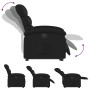 Sillón reclinable elevable cuero artificial negro en Sillones | Comprar online en Foru.es
