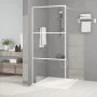 Transparent white ESG glass shower screen 90x195 cm by , Shower walls and screens - Ref: Foro24-152121, Price: 142,33 €, Disc...