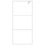 Transparent white ESG glass shower screen 90x195 cm by , Shower walls and screens - Ref: Foro24-152121, Price: 142,33 €, Disc...