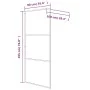 Transparente Duschwand aus weißem ESG-Glas, 90 x 195 cm von , Duschwände und Duschwände - Ref: Foro24-152121, Preis: 142,33 €...
