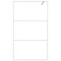 Transparent white ESG glass shower screen 115x195 cm by , Shower walls and screens - Ref: Foro24-152123, Price: 165,35 €, Dis...