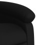 Sillón reclinable elevable cuero artificial negro en Sillones | Comprar online en Foru.es
