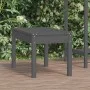 Banco de jardín madera maciza pino gris 80x44x45 cm de , Bancos de jardín - Ref: Foro24-823999, Precio: 59,04 €, Descuento: %