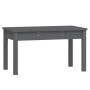 Banco de jardín madera maciza pino gris 80x44x45 cm de , Bancos de jardín - Ref: Foro24-823999, Precio: 60,04 €, Descuento: %