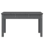 Banco de jardín madera maciza pino gris 80x44x45 cm de , Bancos de jardín - Ref: Foro24-823999, Precio: 60,04 €, Descuento: %